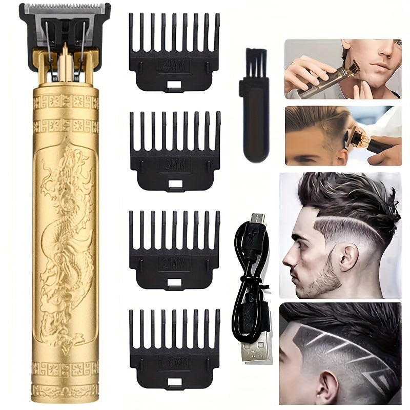 Maquina Profissional para Barba, Cabelo e Corpo - Pro 3 em 1 -Dragon 2024