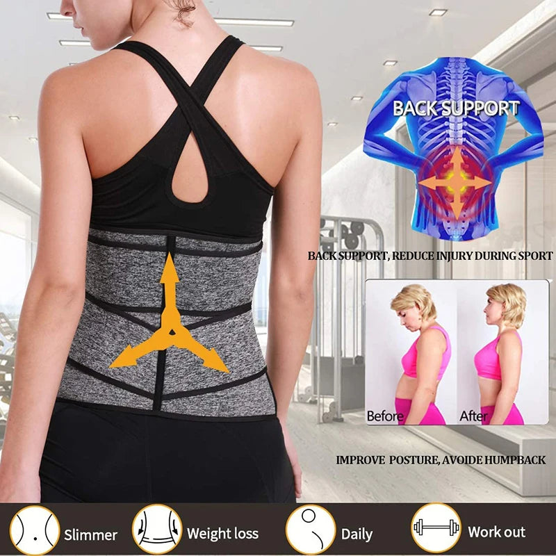 Cinta Modeladora de Emagrecimento Cintura, trainer neoprene corpo modelado,reduzindor barriga e auxilia na queima de gordura.