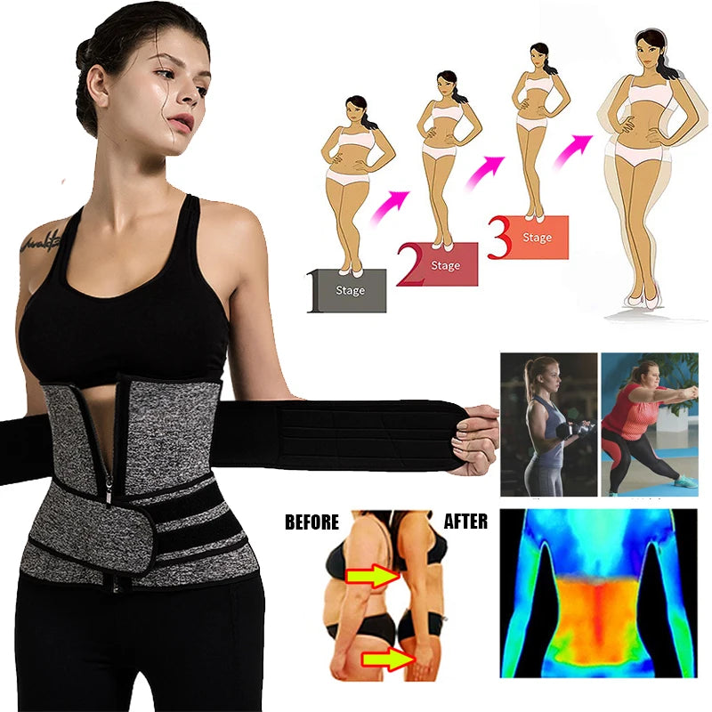 Cinta Modeladora de Emagrecimento Cintura, trainer neoprene corpo modelado,reduzindor barriga e auxilia na queima de gordura.