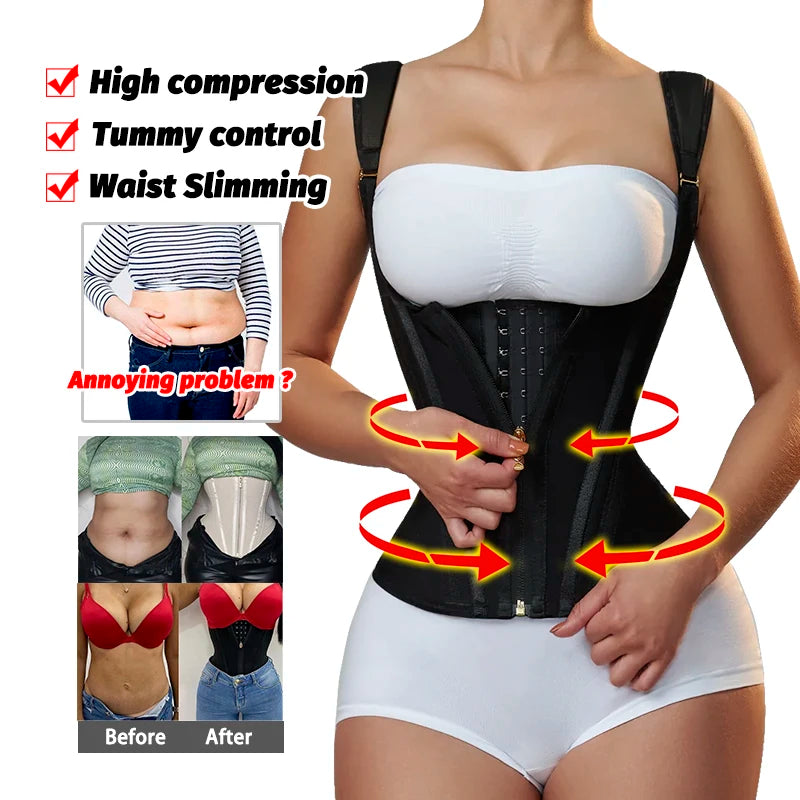 Modelador de cintura para Mulheres-Modelador de corpo Espartilho, Cint