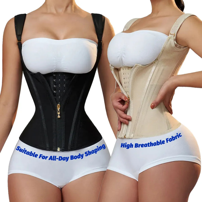 Modelador de cintura para Mulheres-Modelador de corpo Espartilho, Cintas Redutoras, Barriga Emagrecedora,Roupa Interior Corretiva