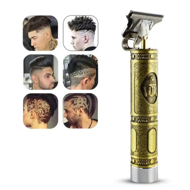 Máquina De Cortar Cabelo Para Barba Masculina Dragon Designer Aleatório Elétrico Profissional